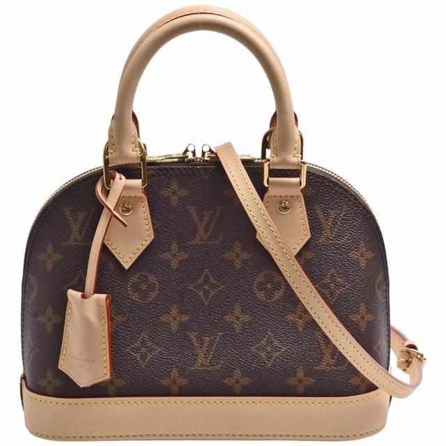 LV LOUIS VUITTON路易威登 M46990 Monogram 老花帆布貝殼肩背/手提包