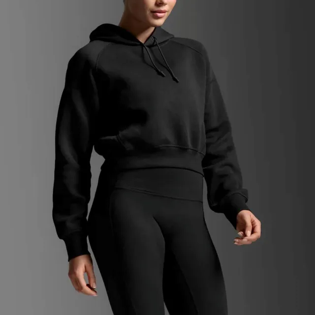 【2XU】W Form Smooth Spacer Crop Hoodie 女士 柔彈短版連帽衫(兩色任選)