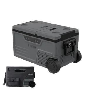 【CLAYMORE】行動冰箱 35L 送收納袋 車用冰箱 LG壓縮機 雙門雙槽獨立溫控 車載行動冰箱 露營移動冰箱