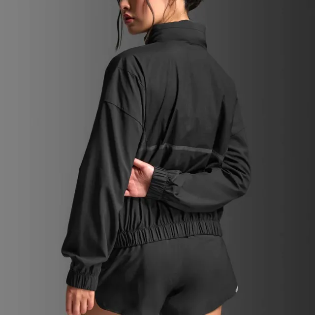 【2XU】W Aero Sheer Windbreaker 女士 暢跑連帽防風防潑水機能外套(黑)