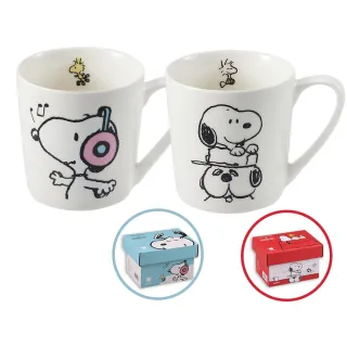 【CorelleBrands 康寧餐具】CORNINGWARE SNOOPY馬克杯460ml-兩入組(交換禮物)