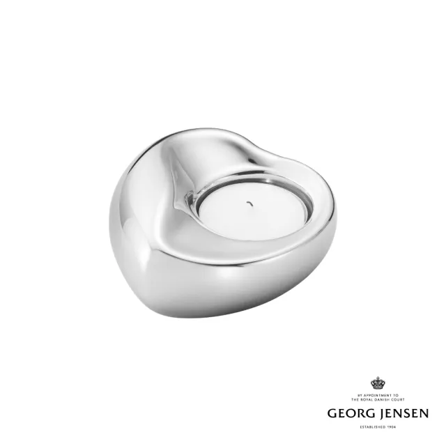 【Georg Jensen 喬治傑生】HEART 蠟燭台(不鏽鋼)