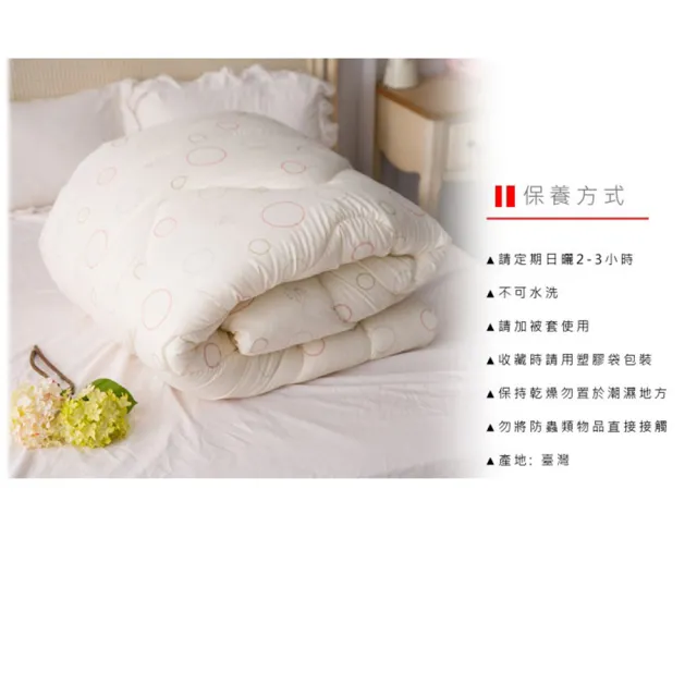 【JENNY SILK 蓁妮絲生活館】台灣製造 四孔纖維發熱抗菌被(雙人 6 x 7尺)