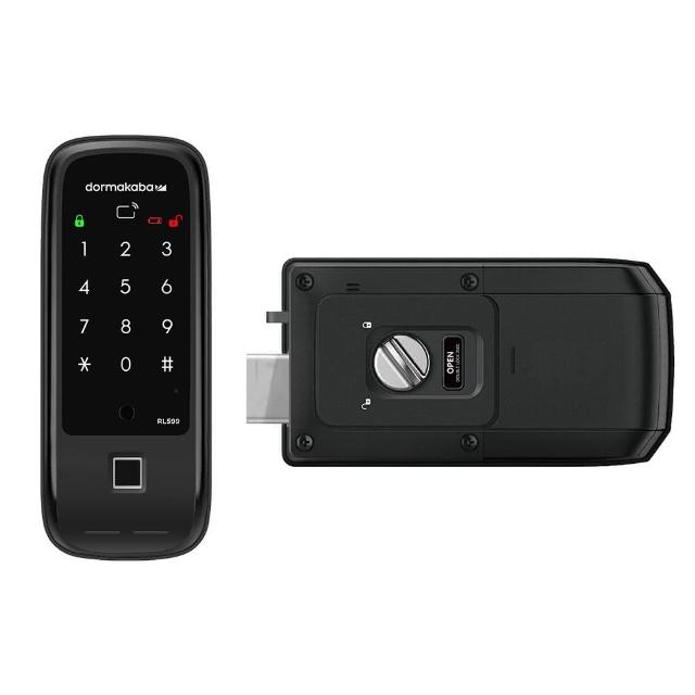 【Dormakaba】RL599+ 六合一輔助電子鎖  指紋 卡片 密碼 鑰匙 藍芽 遠端 電子門鎖(原廠公司貨 含基本安裝)