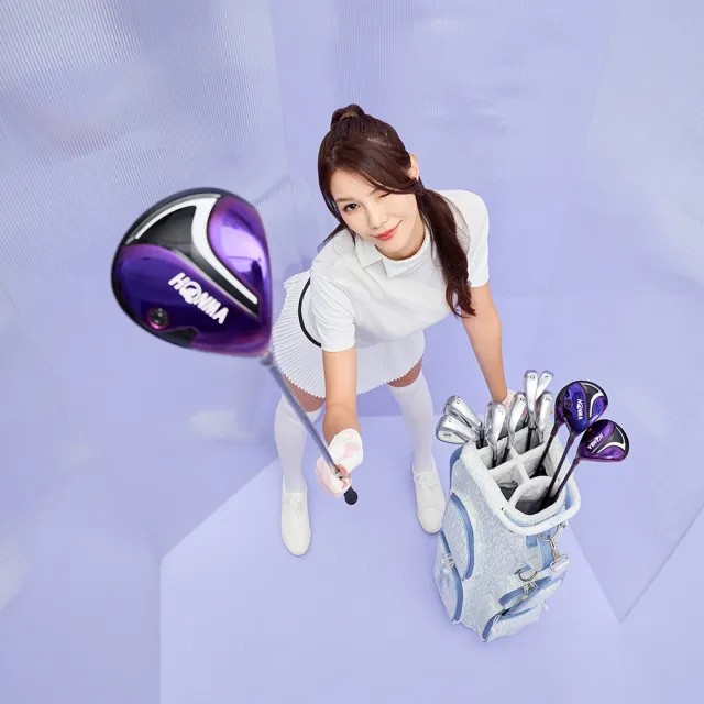 【HONMA 本間高爾夫】日本星空之紫3木7鐵BeZEAL 3 LADIES女仕球桿套組(贈限定桿套 不含球袋)限定優惠