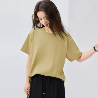 【GIORDANO 佐丹奴】網路獨家款 女裝涼感冰氧酷圓領短袖T恤(多色任選)