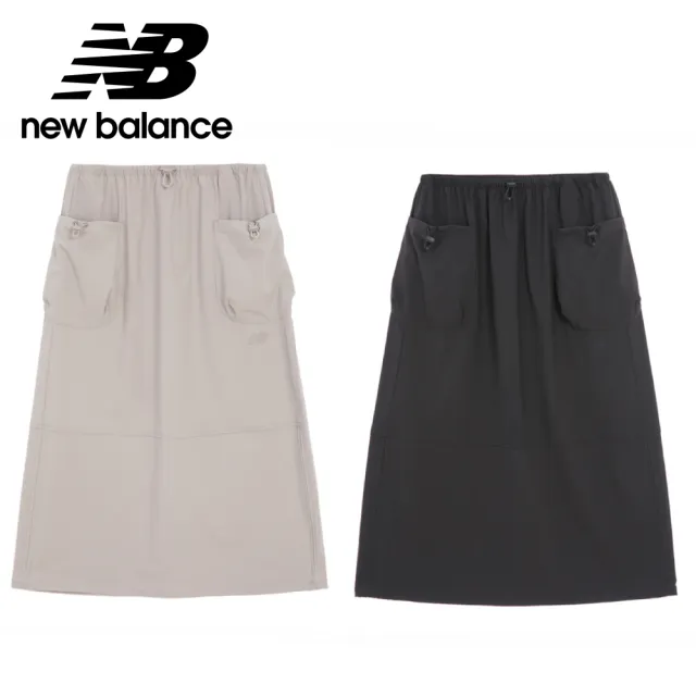 【NEW BALANCE】NB 雙口袋長裙_NWF36222GR_NWF36222DKG_女性_灰色/深灰色(亞版 版型正常)