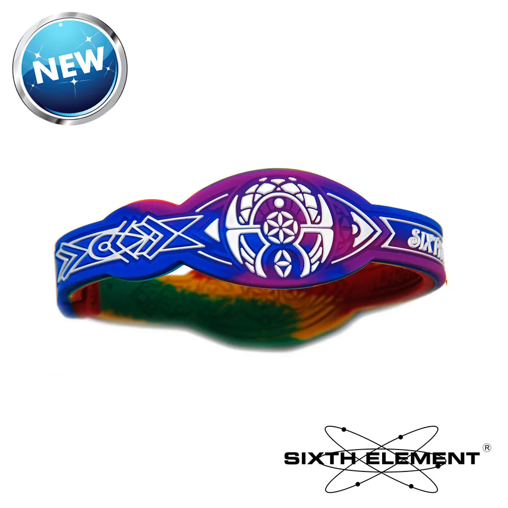 【第六元素】IEB運動手環(531藍紫迷彩)