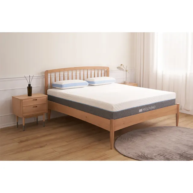 【MR. LIVING 居家先生】買一送一 涼感減壓記憶枕 枕頭 60*40*14cm(透氣涼感 雙面設計 可拆洗)