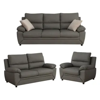 【IDEA】EO極簡獨立筒貓抓皮沙發套組/皮沙發(單+雙+三人)