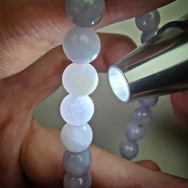 【玉我翡翠】翡翠手串 7.2mm珠子 手串珠串 M10953 緬甸A貨翡翠(精美包裝禮盒出貨/天然A貨翡翠)