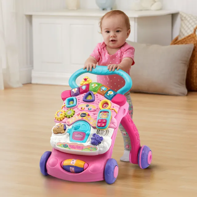【Vtech】2合1多功能寶寶學步車(2色)