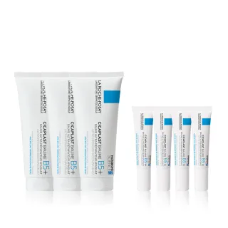 【理膚寶水】家庭囤貨組★B5+全面修復霜超級重量版 年度限定組B(乾燥泛紅/暗沉瑕疵/痘疤)