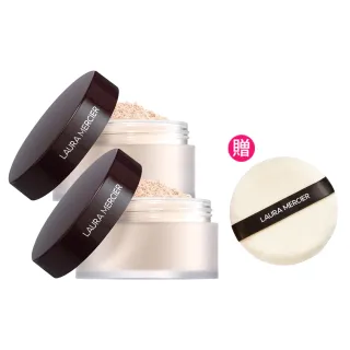 【LAURA MERCIER 蘿拉蜜思】煥顏透明蜜粉29g囤貨組-共2入(雙12限定/冠軍蜜粉/定妝散粉/交換禮物/聖誕節)