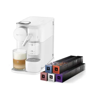 【Nespresso】膠囊咖啡機 Lattissima One_瓷白色 送禮 入厝 奶泡機 全自動咖啡機(訂製咖啡時光50顆組)