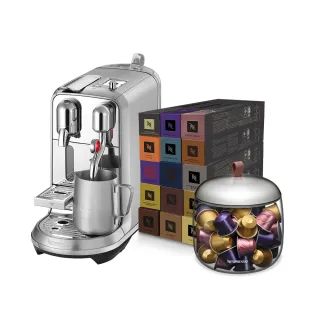【Nespresso】膠囊咖啡機 Creatista Plus_不鏽鋼金屬色 奶泡機 全自動咖啡機(探索禮盒150顆迎新會員組)