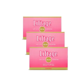 【Suntory 三得利官方直營】Liftage麗芙緹PG-EX 10瓶X3盒組(10天有感、蛋白聚醣、膠原蛋白)