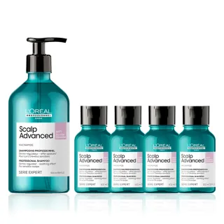 【L’OREAL 巴黎萊雅PRO】絲漾博瞬效敏弱修護洗髮精500ml(舒敏/保濕)