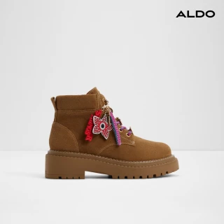 【ALDO】THERIFT-Stranger Things 限量聯名綁帶中筒靴-女鞋(咖啡色)