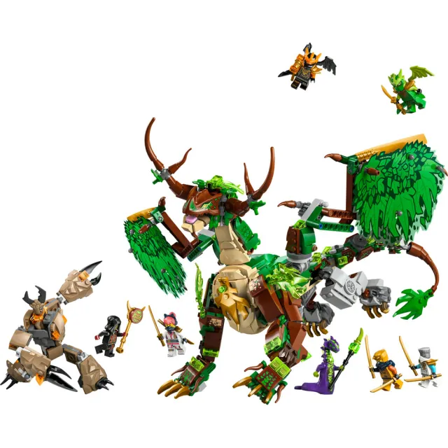 【LEGO 樂高】旋風忍者系列 71859 生命龍(玩具龍 忍者遊戲 積木 玩具)