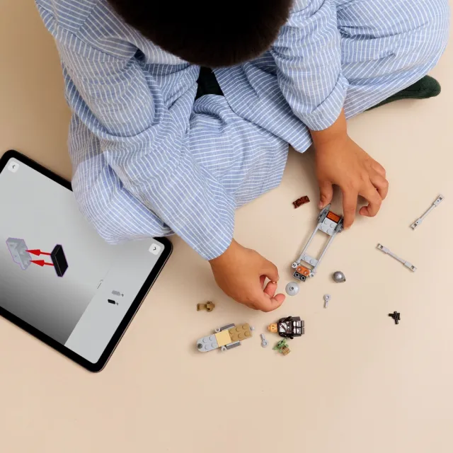 【LEGO 樂高】星際大戰系列 75436 曼達洛人和古古的飛行摩托車(摩托車玩具 星戰 積木 兒童玩具)