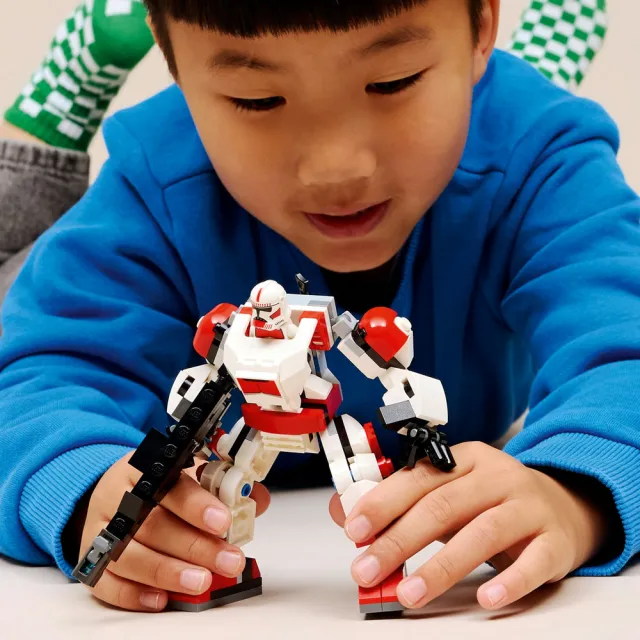 【LEGO 樂高】星際大戰系列 75448 複製人衝擊兵機甲(機器人 星戰 積木 兒童玩具)
