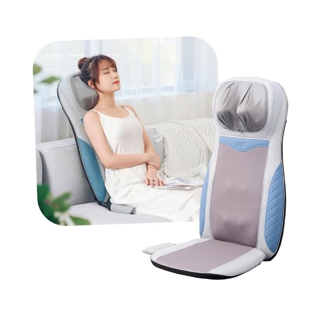 JHT K-1906 按摩床墊採用滾輪式按摩技術,專為腰部、背部、肩部、頸部及臀部設計,提供深層舒緩按摩。尺寸120x42.5x15cm,藍色系外觀,重量僅6kg,便於攜帶與使用。配有有線遙控器,插電式電源30W低耗能,中國製造,BSMI許可R36248,享有1年保固。適合居家或辦公室使用,幫助緩解肌肉疲勞,提升日常舒適感,是個人衛生用品的理想選擇。 JHT K-1906