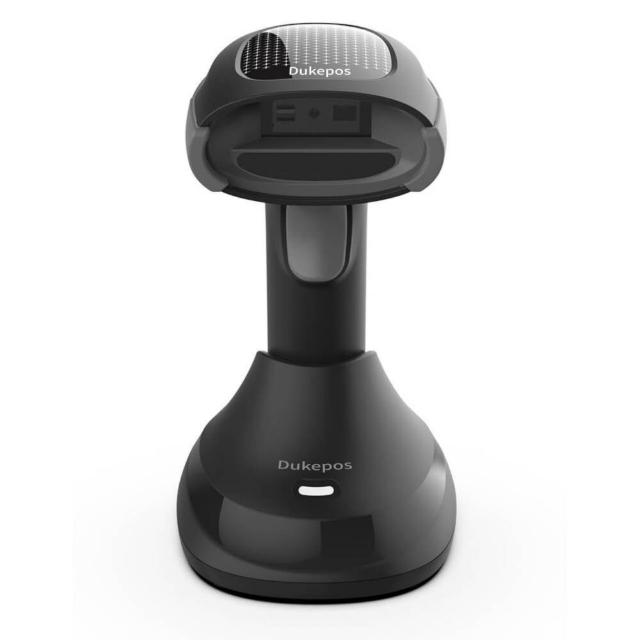 【DUKEPOS 皇威國際】DK-5490 台灣專利可換電池 二維全域快門Global Shutter無線條碼掃描器
