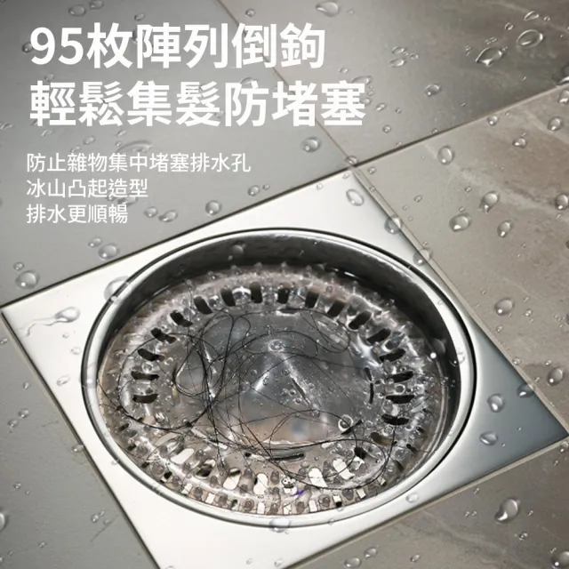 【CITY STAR】拋棄式毛髮過濾網懶人地漏-100入(過濾網 毛髮過濾)