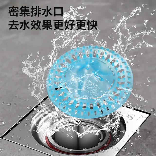 【CITY STAR】拋棄式毛髮過濾網懶人地漏-100入(過濾網 毛髮過濾)