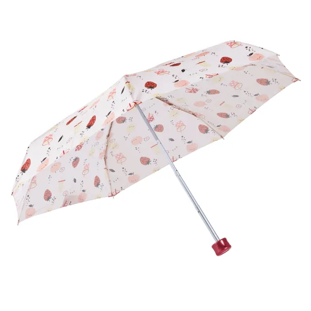 【rainstory】莓好時光 抗UV手開迷你口袋傘 多色