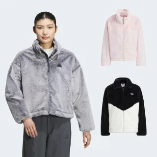 【adidas 愛迪達】連帽外套 運動外套 毛絨外套 男/女 多款任選(KF5233/KF9397/KF5232)