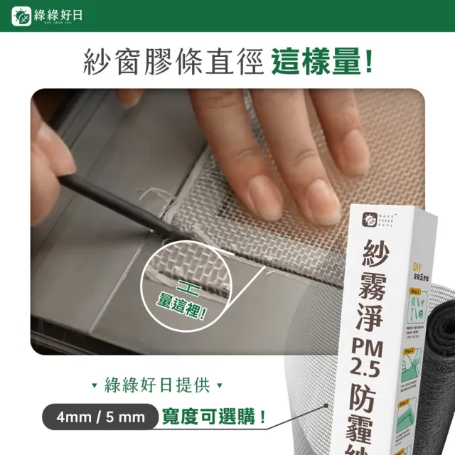 【Have Green Days 綠綠好日】紗霧淨PM2.5防霾紗窗網 100*110cm(防潑水 防塵 紗窗網)