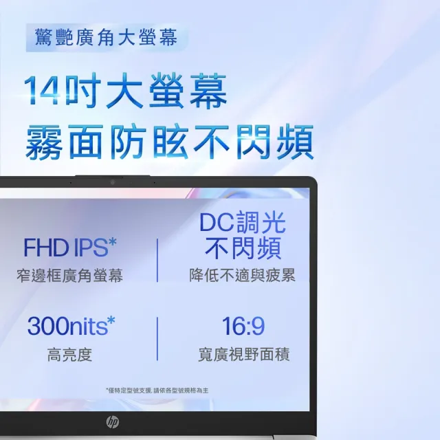 【HP 惠普】14吋Ryzen 5 7520U輕薄效能筆電(14-em0268AU/R5-7520U/16G/512G SSD/Win11/極地白)