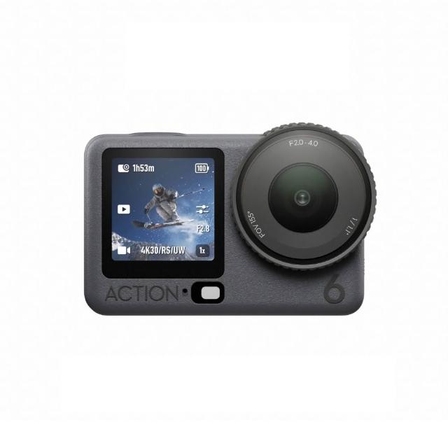 【DJI】OSMO ACTION 6標準套裝 運動相機/迷你相機|可變光圈|旗艦畫質超級夜拍(聯強國際貨)
