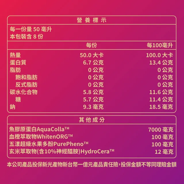 【大研生醫】超美研膠原蛋白飲x4入(8包/盒)