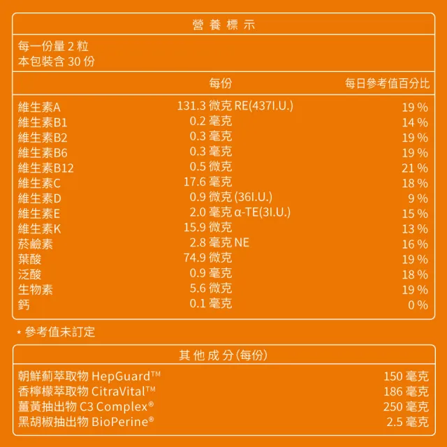 【大研生醫】薑黃朝鮮薊膠囊5入組(共300粒.添加香檸檬萃取物.綜合維生素)