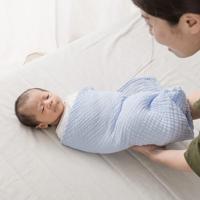 【L’Ange棉之境】3層純棉紗布包巾/蓋毯 90x90cm 2入組(多款可選)