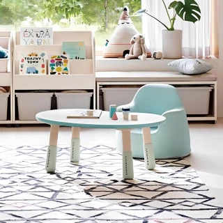 【iloom 怡倫家居】兒童800型三段式調整豌豆桌 3色(兒童桌 成長桌 兒童書桌 桌子 小桌子 邊桌)