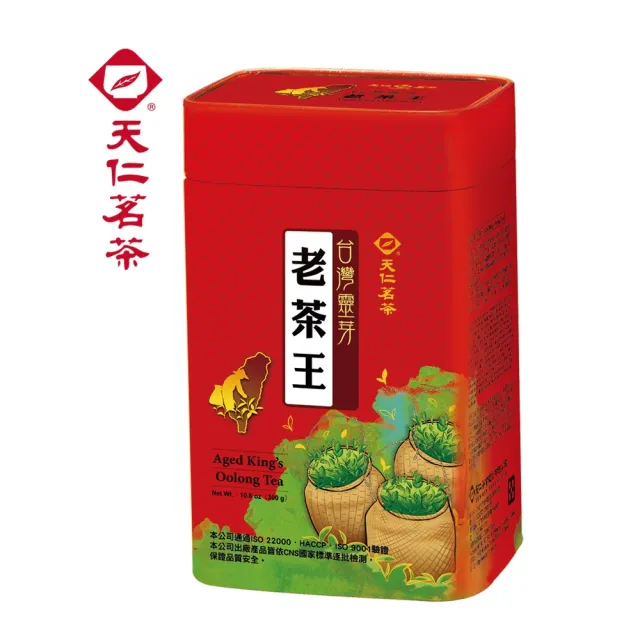 【天仁茗茶】台灣靈芽茶300g(高山烏龍茶/凍頂烏龍茶/老茶王)