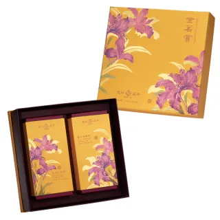 【天仁茗茶】金茗賞茶葉禮盒 高山烏龍茶葉200g+凍頂烏龍茶葉200g(附提袋)