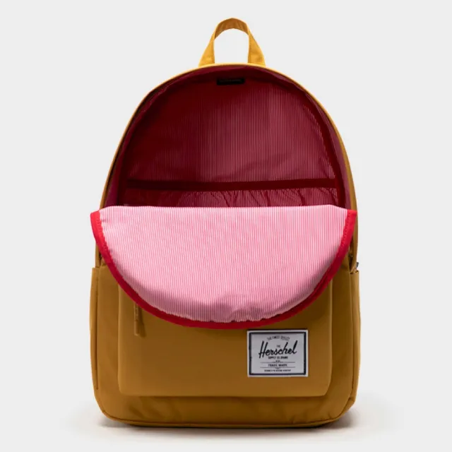 【Herschel】雙11 Classic XL 特大 深黃 黃色 帆布 防潑水 尼龍內裡 可放水壺 大容量 書包 男包 