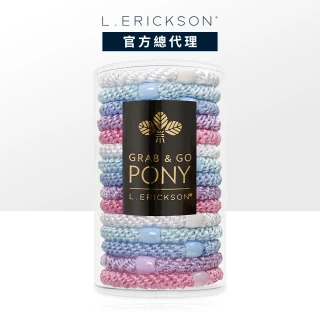 【L. ERICKSON】粗版 彈力髮圈桶 15入 〈粉嫩甜心〉
