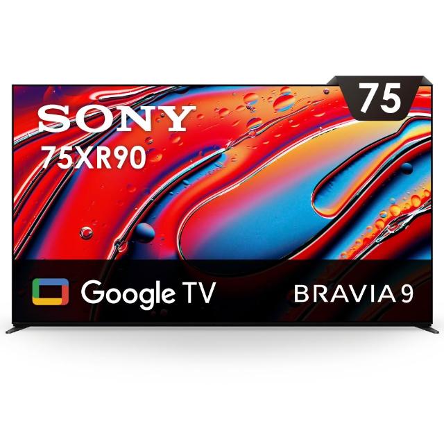 【SONY 索尼】BRAVIA 9 75型 XR Mini LED 4K HDR Google TV顯示器(Y-75XR90)