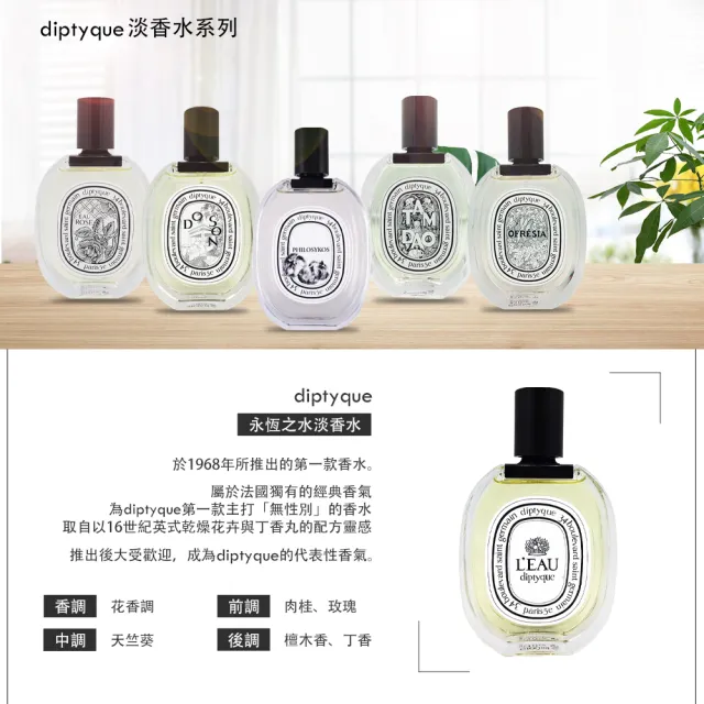 【Diptyque】淡香水 50ml (多款任選)