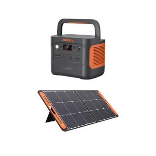 【Jackery】1000Plus 太陽能充電組合包100W(充電器 BSMI R34851 露營 逐露天下)