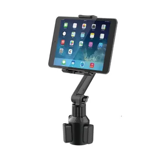 【車選家】車用水杯座專用平板手機支架(手機支架 平板支架 車載手機架 導航支架 飲料座支架  追劇)