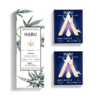 【HARU 含春】G點王者必備組合(Orgasm潤滑液+G點型保險套8入 MOMO獨家)
