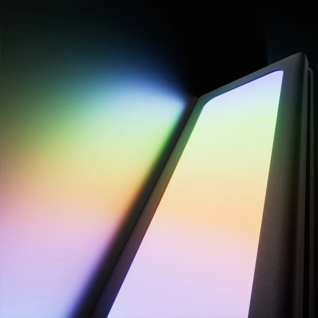 【nanoleaf】炫彩雙面燈光收納架-白(RGB LED 觸控 音樂 氣氛燈 LED燈 像素燈)