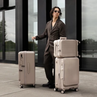 【SWISS STYLE】25吋 DUO雙開系列-上掀前開/對開 日本煞車行李箱(6色可選)